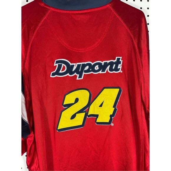 Chase Authentic NASCAR Jeff Gordon DuPont racing jersey size L - Picture 5 of 7